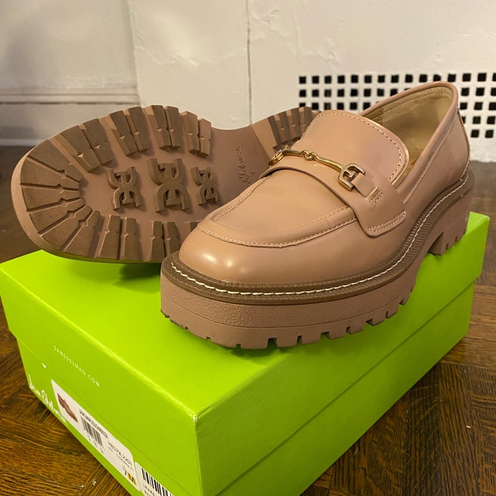 Sam Edelman Laurs Loafers (Size 7) in Maple Sugar
